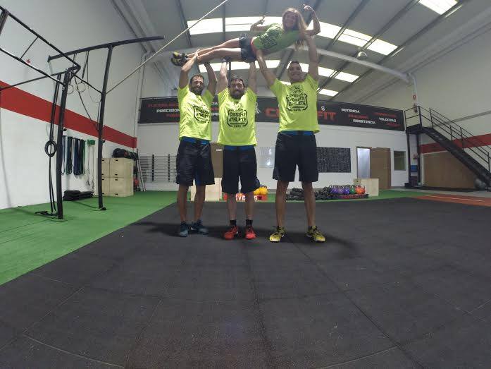 Ricardo, Alejandro, Iván y Estefanía, los Chipirones Afogaos que vienen de Ovetus CrossFit.