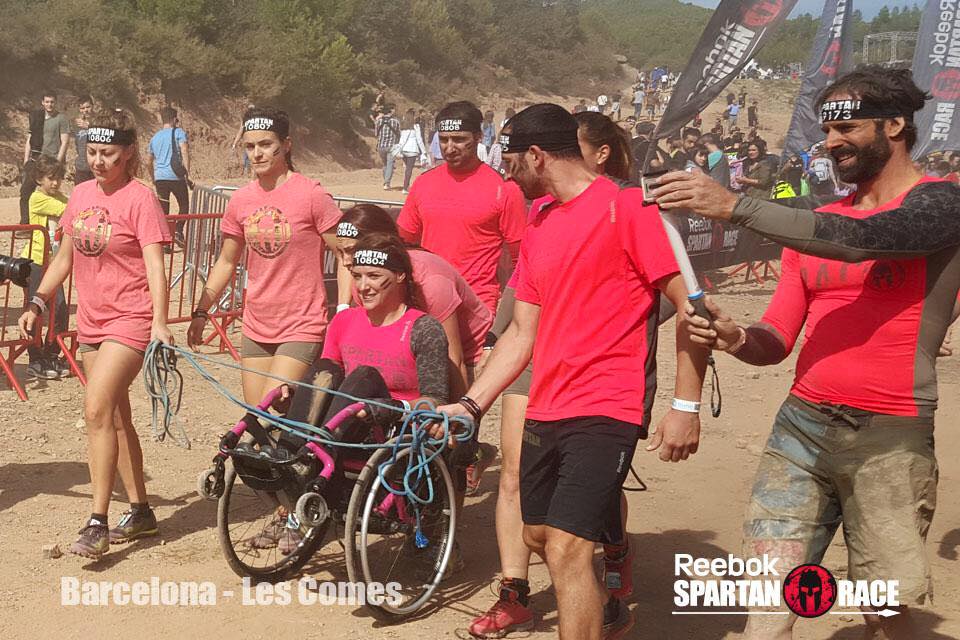Eva Moral participó en la Spartan Race de Barcelona