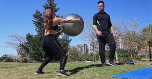Entrenamiento fitball ejercicio 5a